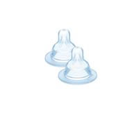 Mam Teat Silicone 2+ Months Medium Flow x2
