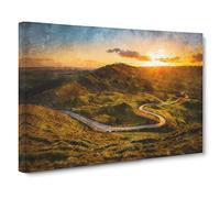 Mam Tor in the Peak District Canvas Print | Gallery Wrapped 30mm Frame Wall Art | 30x20 inches | Ready to Hang | Abstract Picture | Living Room Bedroom Lounge Office