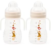 MAM Trainer Bottle, 1x 220ml, 4+ Months, Spill Free Design, Unisex (Pack of 2)