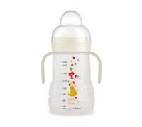 MAM Trainer Night, 4+Months, 220 ml Green, with Handles That Glow in The Dark