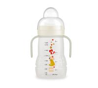 MAM Trainer+ Night Drinking Bottle (220 ml), Drinking Cup with Luminous Handle for Transition to Cup, Drinking Cup with Drip-Free Teat and Drinking S