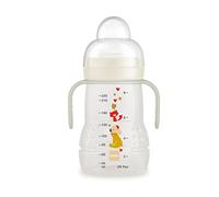 MAM Trainer+ Night Drinking Bottle (220 ml), Drinking Cup with Luminous Handle for Transition to Cup, Drinking Cup with Drip-Free Teat and Drinking Spout, 4+ Months, Koala