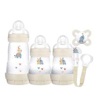 MAM Welcome to The World Set Includes Bottles, Soother and Clip, Grey MAM Welcome to The World Set Includes Bottles, Soother and Clip, Grey
