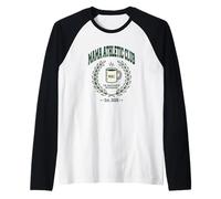 Mama Athletic Club Est 2026 Marathon of Motherhood Funny mom Raglan Baseball Tee