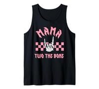 Mama Bad Two The Bone Birthday 2 Years Old Birthday Tank Top