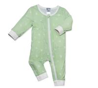 Mama Bamboo Babygrow 0-3Months Green Bamboo Print