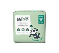 Mama Bamboo - Sustainable Bamboo Nappy Pants - Soft Breathable Bamboo Viscose - Super Absorbent Core - with Leak Free Elasticated Panels - Size 4 (9-14kg) - 22 Nappy Pants
