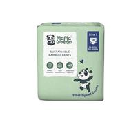 Mama Bamboo Soft Eco Sustainable Nappy Pants (Size 7) - Chlorine-Free Hypoallergenic (18 pcs per Pack)