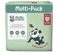 Mama Bamboo Soft, Breathable, Sustainable Bamboo Nappies (Size 4 x 104 Nappies)