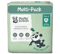 Mama Bamboo Soft, Breathable, Sustainable Bamboo Nappy Pants - Pull-Ups - Super Absorbent Lock Away core (Size 4-88 Pants)