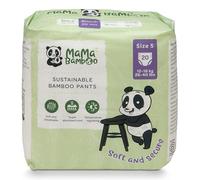 Mama Bamboo - Sustainable Bamboo Nappy Pants - Soft Breathable Bamboo Viscose - Super Absorbent Core - with Leak Free Elasticated Panels - Size 5 (12-18kg) - 20 Nappy Pants