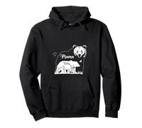 Mama Bear Baby Bear Mom to Be Pregnancy Reveal Art Pullover Hoodie