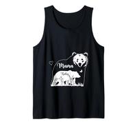 Mama Bear Baby Bear Mom to Be Pregnancy Reveal Art Tank Top
