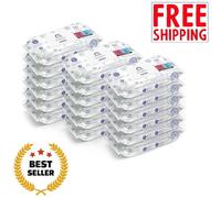 Mama Bear Sensitive Unscented baby wipes Suitable for sensitive skin With aloe vera Ideal For Hands, Feet & Nappy Change - Pack of 18 (1008 wipes)