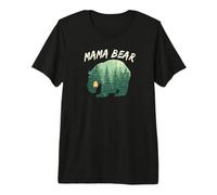 Mama Bear Gift Bear in the Woods Mother Gift for Mom Premium T-Shirt
