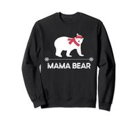 Mama Bear Gift - Polar Bear Christmas Mama Bear Sweatshirt