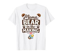 Mama Bear in the Making Pregnancy Announcement T-Shirt T-Shirt