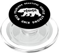 Mama Bear | Mama Bear Beautiful Gentle Strong Child Wild PopSockets PopGrip for MagSafe