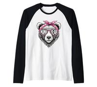 Mama Bear Mother Bear Lover Parent Mother's Day Motherhood Raglan Baseball Tee