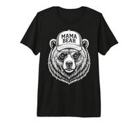 Mama Bear Retro Aviator Sunglasses Matching Family Womens Premium T-Shirt