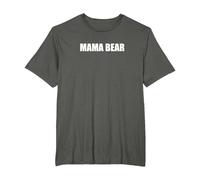 Mama Bear T-Shirt, Men's Big and Tall, Asphalt, 4X Tall