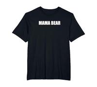 Mama Bear T-Shirt, Men's Big and Tall, Black, 6X Tall