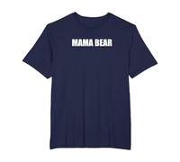 Mama Bear T-Shirt, Men's Big and Tall, Navy, 4X Tall
