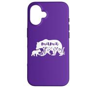 Mama Bear With 1 Cub Boys Mum Mother's Day Mom Birthday Case for iPhone 16