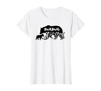 Mama Bear with 1 Cub First Mother's Day Mom Birthday Gift T-Shirt