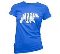 Mama Bear - Womens T-Shirt - Mothers Day Mum Mama Mummy 10 Blue