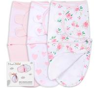 Mama Cheetah Baby Swaddle Sack, Organic Swaddle Blanket, Newborn Swaddling Sleep Sacks, Adjustable Infant Blanket Wrap, Easy Swaddles for Boy Girl 0-3 Month