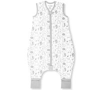 Mama Cheetah Toddler Sleep Sack with Feet 18-36 Months, 1.0 TOG Lightweight Baby Sleeping Bag with Legs, Baby Wearable Blanket for Walkers Girls & Boys, 100% Organic Cotton w/ 2-Way Zipper, 1-Pack