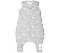 Mama Cheetah Toddler Sleep Sack with Feet 3T-4T, 1.0 TOG Organic Cotton Baby Wearable Blankets with Legs, Baby Sleeping Bag for Walkers, Early Walker Large