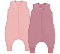 Mama Cheetah Toddler Sleep Sack with Feet 4T-5T, 1.0 TOG Organic Cotton Baby Wearable Blankets with Legs, Baby Sleeping Bag for Walkers, Early Walker X-Large