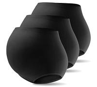 Mama Cotton Women's Over Bump Maternity Knicker High Waist Seamless Pregnancy Briefs Panties (Black-C 3 Pack, Size-XXL)