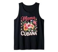 Mama Cubana Cuban Mom Cuba Pride Heritage Tank Top