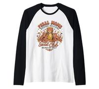 Mama Cute Mom Fun Feral Moms Social Club Graphic Wife Life Raglan Baseball Tee