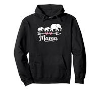 Mama Elephant Two Babies Mothers Day Love Pullover Hoodie