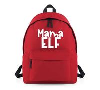 Mama Elf Christmas Santa Backpack Rucksack 18L Bag - 42 x 31 x 21cm
