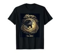 Mama Est 2026 Whimsigoth Moon Celestial Stars New Mom T-Shirt