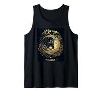 Mama Est 2026 Whimsigoth Moon Celestial Stars New Mom Tank Top