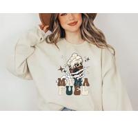 Mama Fuel Coffee Design Iron on Heat Transfer for t Shirts and Hoodies