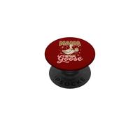 Mama Goose Coffee Leopard Mama Coffee Fan PopSockets Adhesive PopGrip