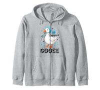 Mama Goose, Funny Mom Mama Goose Mothers Day Goose Lover Zip Hoodie