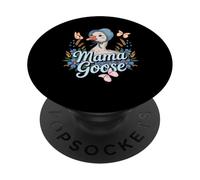 Mama Goose Silly Coquette Floral Vintage Mother's Day PopSockets Adhesive PopGrip