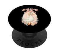Mama Goose Silly Coquette Floral Vintage Mother's Day PopSockets Adhesive PopGrip