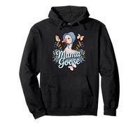 Mama Goose Silly Coquette Floral Vintage Mother's Day Pullover Hoodie