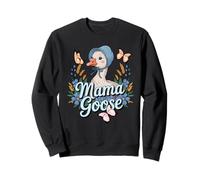 Mama Goose Silly Coquette Floral Vintage Mother's Day Sweatshirt