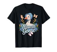Mama Goose Silly Coquette Floral Vintage Mother's Day T-Shirt