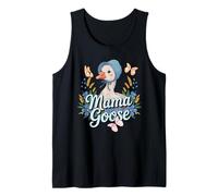 Mama Goose Silly Coquette Floral Vintage Mother's Day Tank Top